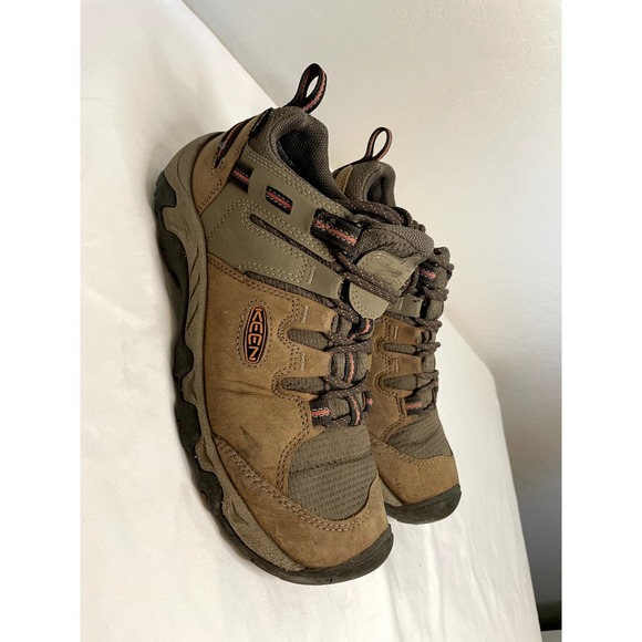 Keen Womens Hiking Boots Size 9.5 Brown and Black Mid Steens Outdoor Walking - Picture 2 of 11